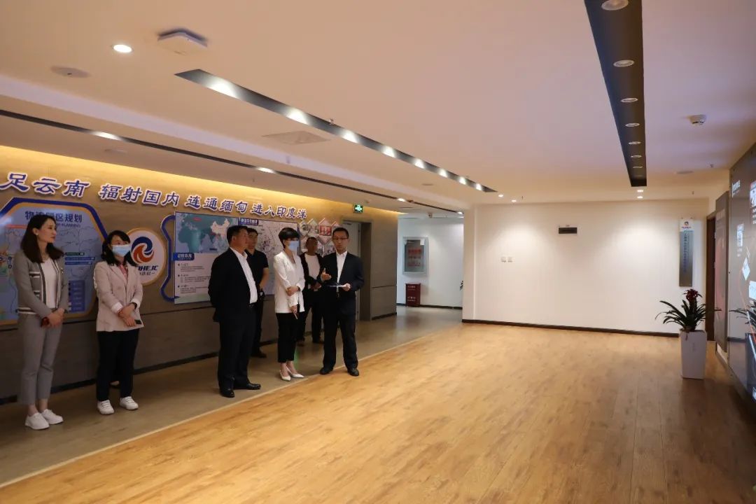 滇中新区现代服务业和总部经济招商局局长张丽一行莅临公司走访调研